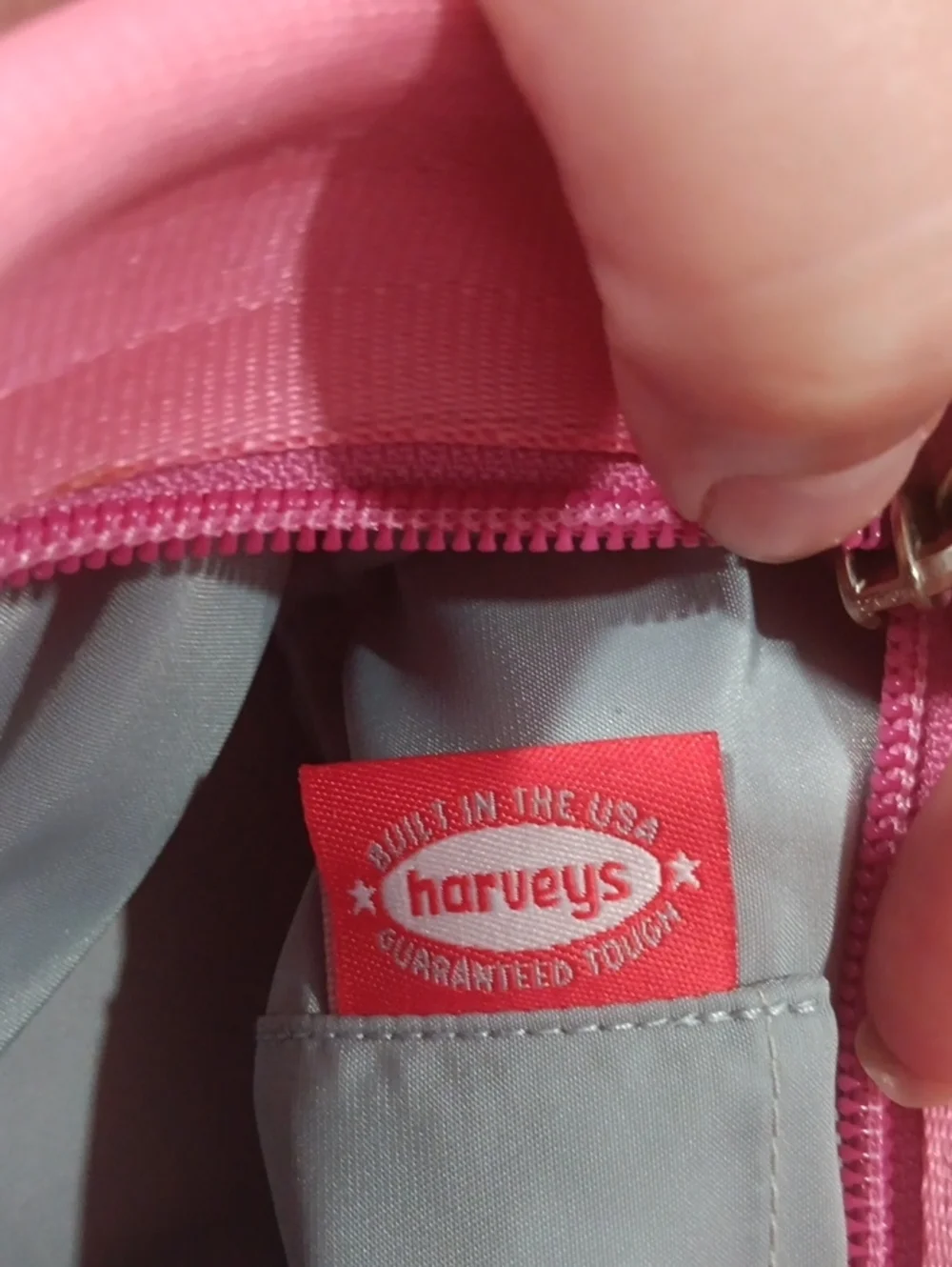 Harveys Pink Seatbelt Makeup Bag